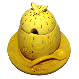 Honigglas aus Keramik